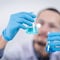 Zoro Select Disposable Gloves, Vinyl/Nitrile Blend, Powder-Free, Latex-Free, 4 mil, Blue, M, 100/box, 10PK SYNMAXMC - alternate 5